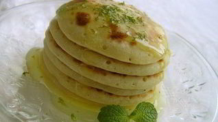 Рецепт Апельсиновых оладий с лаймовым соусом