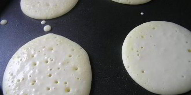 Рецепт апельсиновых оладий с лаймовым соусом