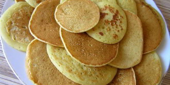 Рецепт апельсиновых оладий с лаймовым соусом