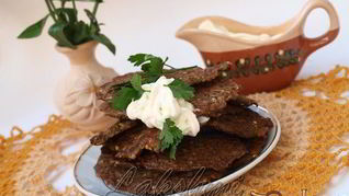 Рецепт Баклажановых оладий