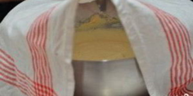 Рецепт дрожжевых оладий с яблоками