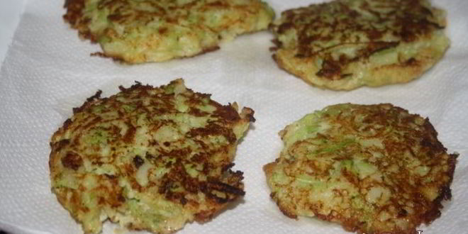 Рецепт кабачковых оладий с кукурузной мукой