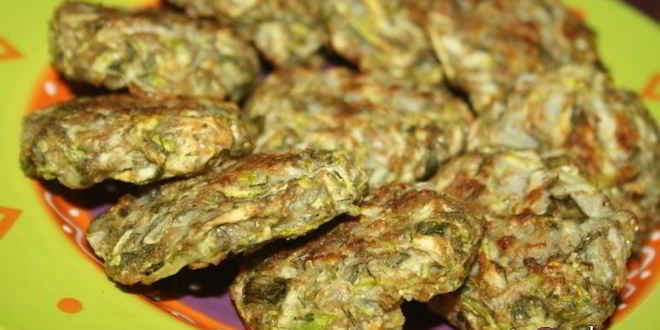 Рецепт кабачковых оладий в духовке без масла