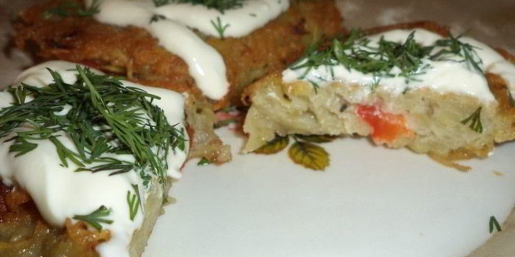 Как приготовить картофельные оладьи со сладким перцем