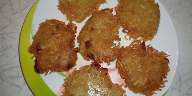 Рецепт картофельных оладий со сладким перцем