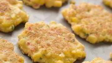 Рецепт Хрустящих рисовых оладий с пикантным творожным кремом