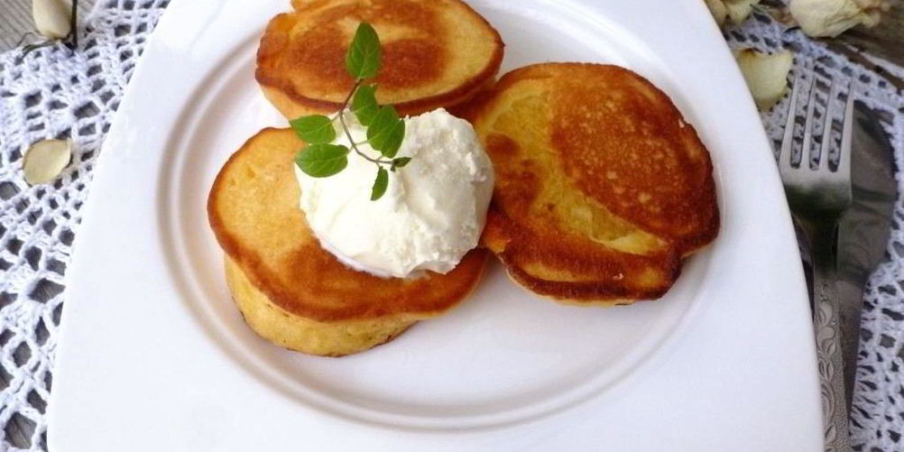 Как приготовить кукурузные оладьи с апельсином