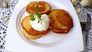 Рецепт Кукурузных оладий с апельсином