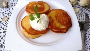 Рецепт Кукурузных оладий с апельсином