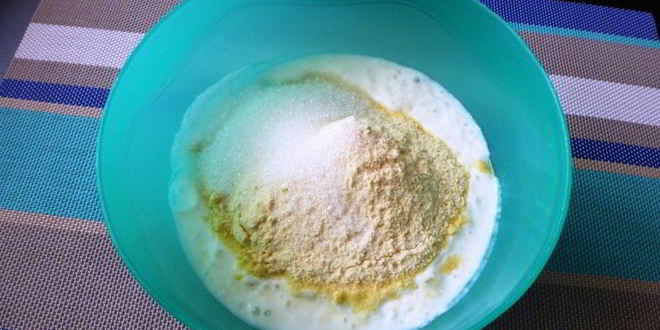 Рецепт кукурузных оладий с апельсином