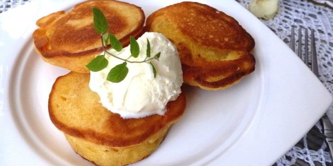 Рецепт кукурузных оладий с апельсином