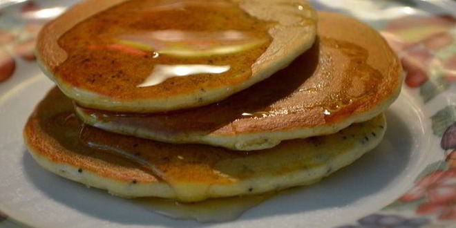 Рецепт лимонно-маковых оладьи