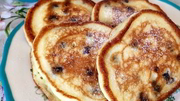 Рецепт Оладушек с черникой