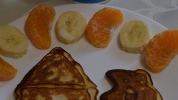 Рецепт Оладий Домик в деревне