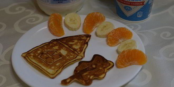 Рецепт оладий домик в деревне