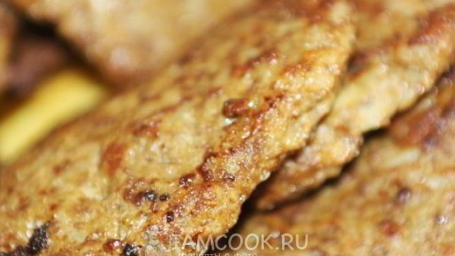 Рецепт Оладий из говяжьей печени