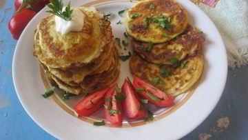 Рецепт Оладий из цукини на кефире