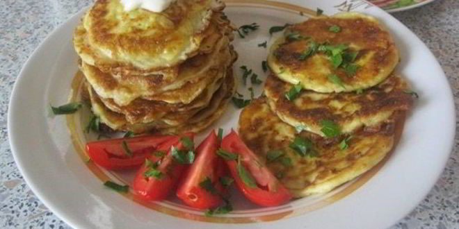 Рецепт оладий из цукини на кефире