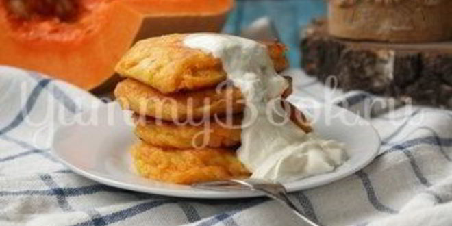 Рецепт оладий из тыквы