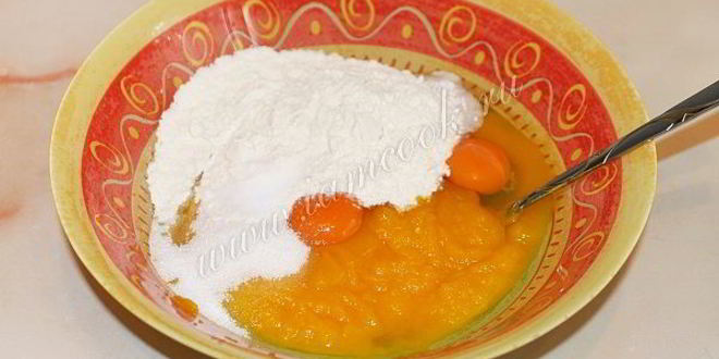 Рецепт оладий из вареной тыквы