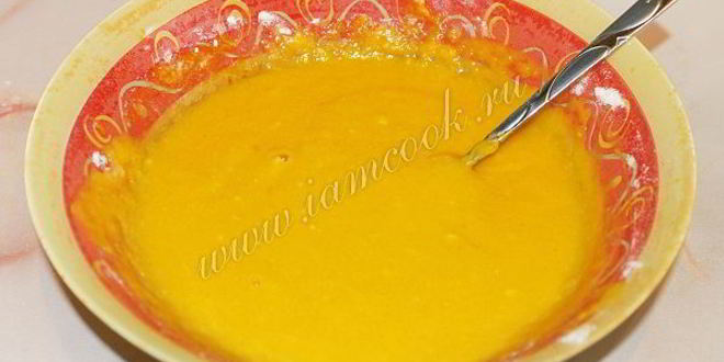 Рецепт оладий из вареной тыквы