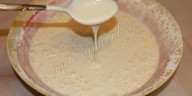 Рецепт оладий на кефире с содой