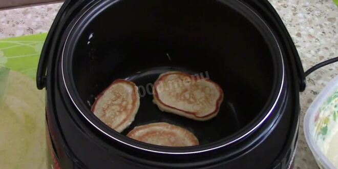 Рецепт оладий на кефире в мультиварке