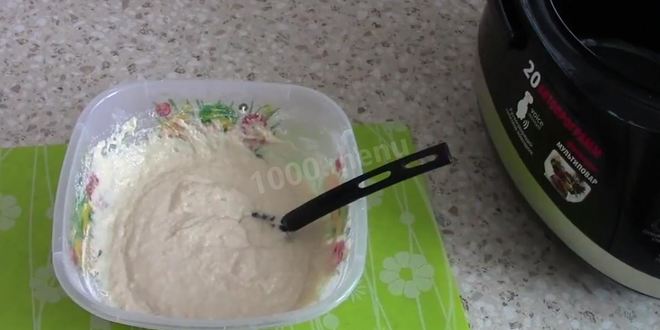Рецепт оладий на кефире в мультиварке