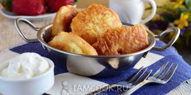 Рецепт оладий на майонезе