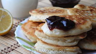 Рецепт Оладий на воде без яиц и дрожжей