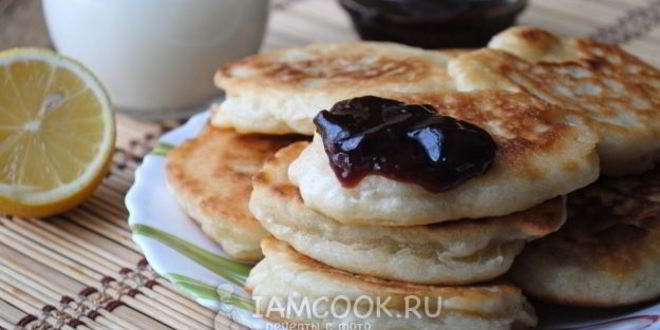 Рецепт оладий на воде без яиц и дрожжей