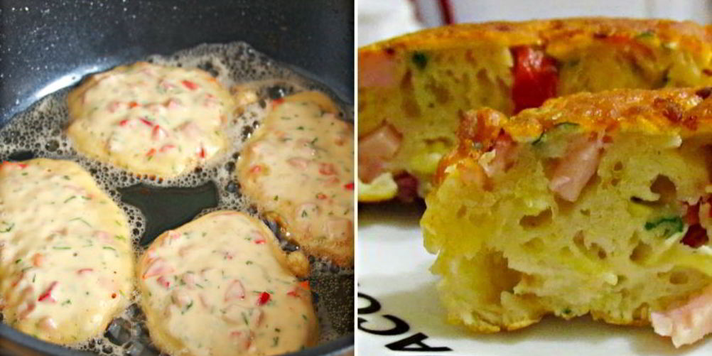 Как приготовить оладьи-пиццы