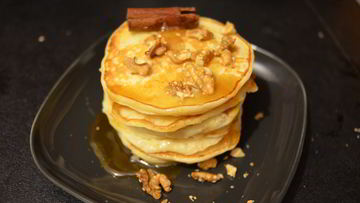 Рецепт Оладий с овсяными хлопьями и лимонной цедрой