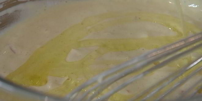 Рецепт оладий с яблоками и яблочной карамелью