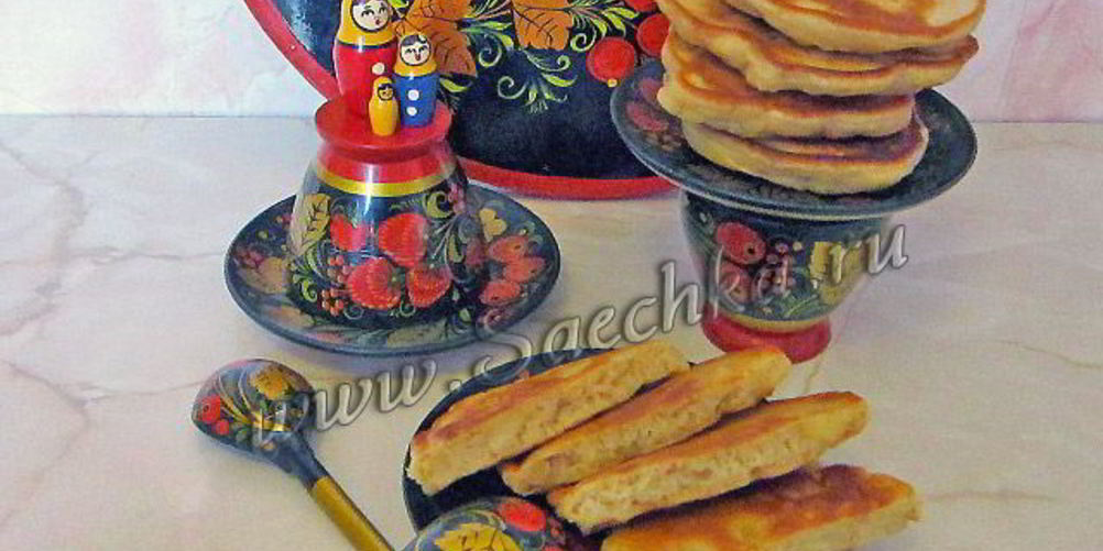 Как приготовить оладьи с яблоками