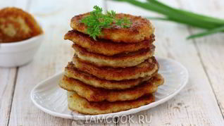 Рецепт Постных капустных оладий