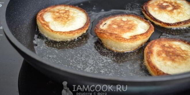 Рецепт пышных оладий на кефире и дрожжах