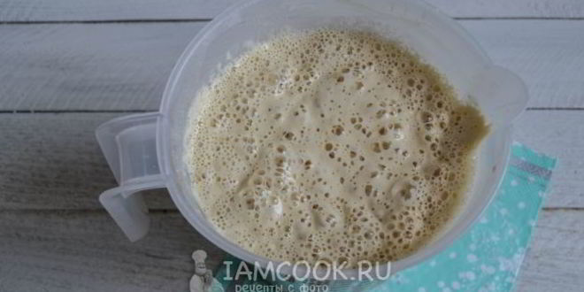 Рецепт пышных оладий на кефире и дрожжах