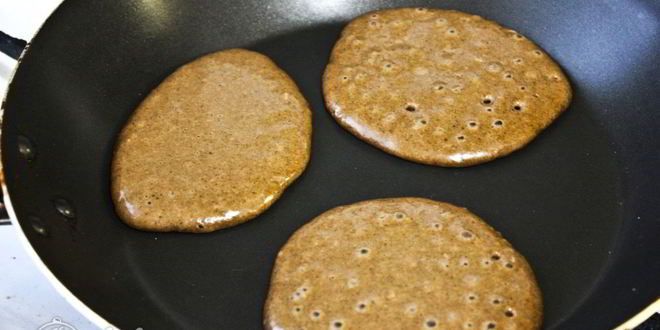 Рецепт шоколадных оладий