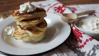 Рецепт Сметанных оладий