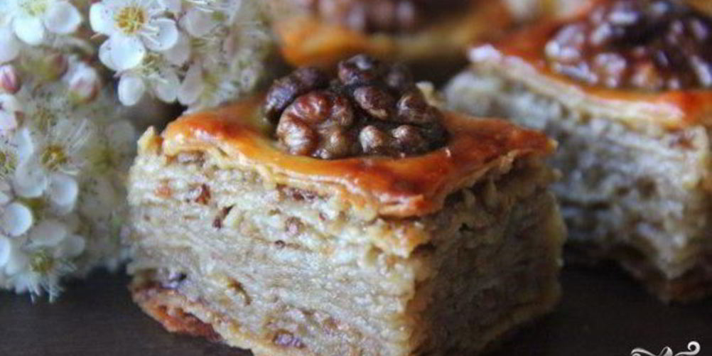 Как приготовить пахлаву медовую