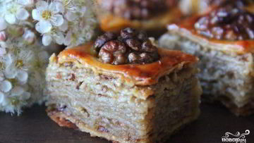 Рецепт Пахлавы медовой