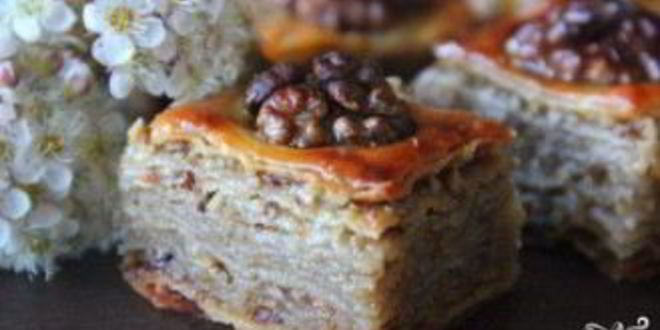 Рецепт пахлавы медовой