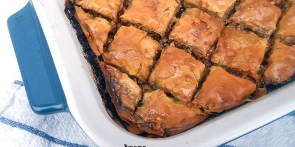 Как приготовить пахлаву с фисташками и апельсиновой водой