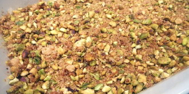 Рецепт пахлавы с фисташками и апельсиновой водой