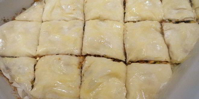 Рецепт пахлавы с фисташками и апельсиновой водой