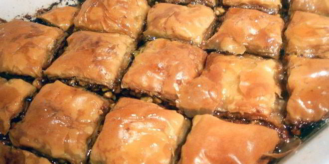 Рецепт пахлавы с фисташками и апельсиновой водой