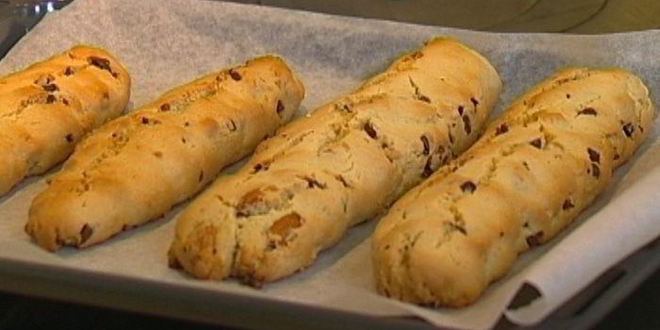 Рецепт бискотти с шоколадом и медом