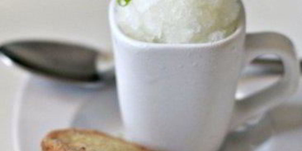 Как приготовить граниту иза лайму с фисташковыма печеньема