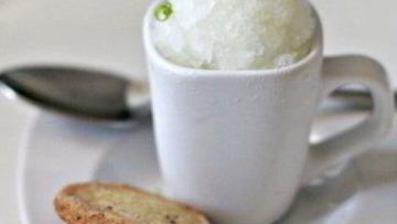 Рецепт Граниты из лайма с фисташковым печеньем